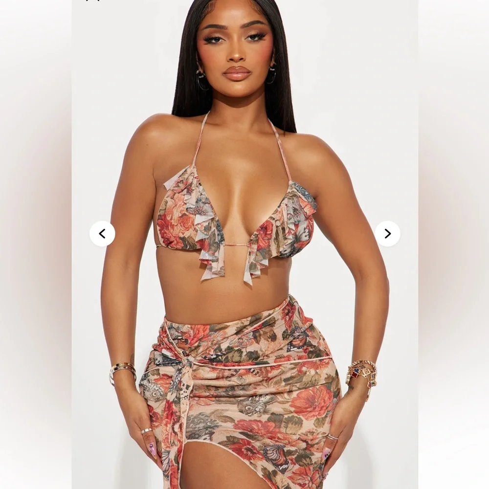 Floral Two-Piece skirt set - Picture 2 of 4